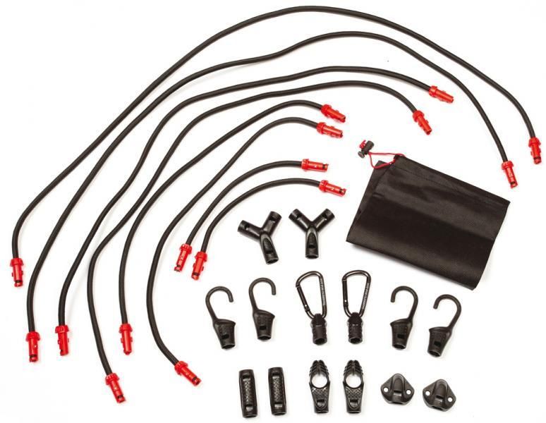 Ring Kit elastici fermabagagli 22 pezzi Bungeecljc