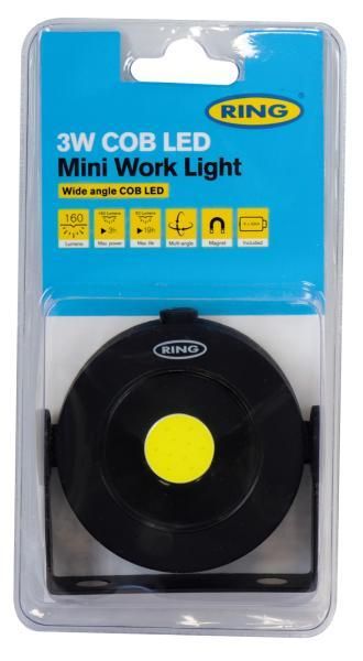 Ring Mini Runde LED-Arbeitsleuchte 3W COB