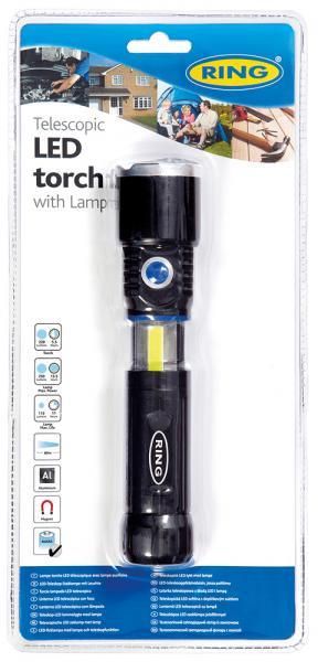 Ring Torcia/lampada led telescopica