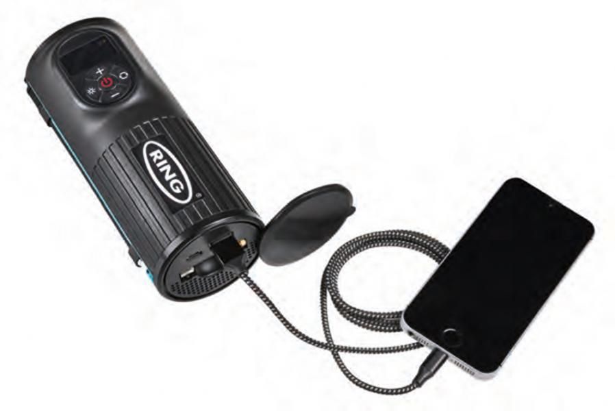 Tragbarer wiederaufladbarer Ringaufbläser