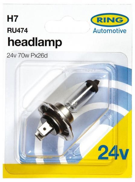 Bombilla de anillo 24V 70W H7