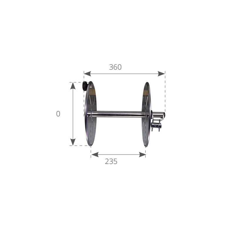 Douglas Marine Edelstahl-Seiltrommel 850-0000