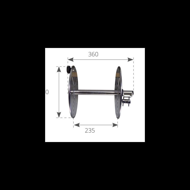 Douglas Marine Edelstahl-Seiltrommel 850-0000