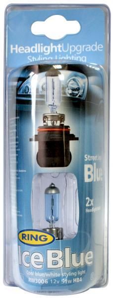Bombillas de luz de anillo azul hielo HB4 12 V 51 W