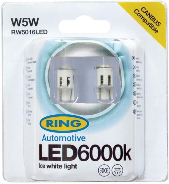 Bombillas LED de anillo 12V W5W/W3W 6000K