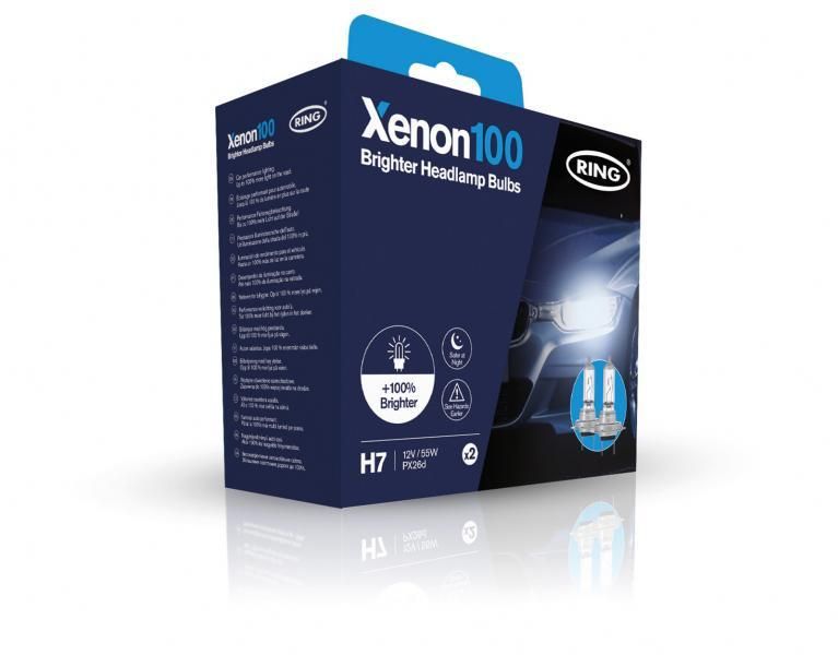 Ring Xenon Bulbs100 H7 12V 55W