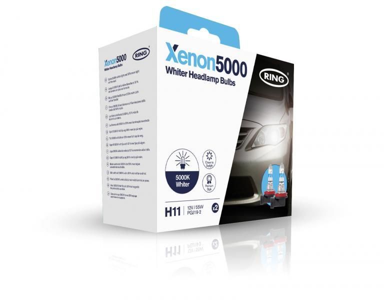 Bombillas Ring Xenon5000 H11 12V