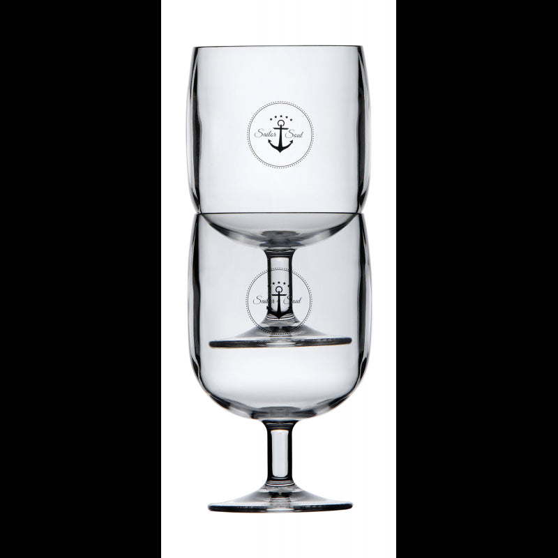Marine Business Nautica Stackable Wine Cups Sailor Sou 14100
