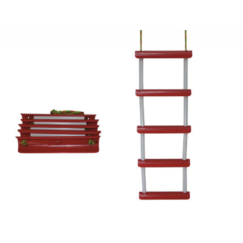 FNI Scaletta In Corda con Gradini In Policarbonato 3 Gradini mm 910 1612