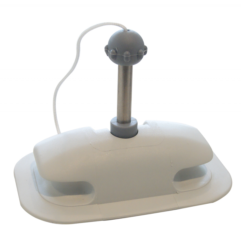 Ceredi Giovanni Graue Klappruderhalterung für Schlauchboote 6756/K GRAU