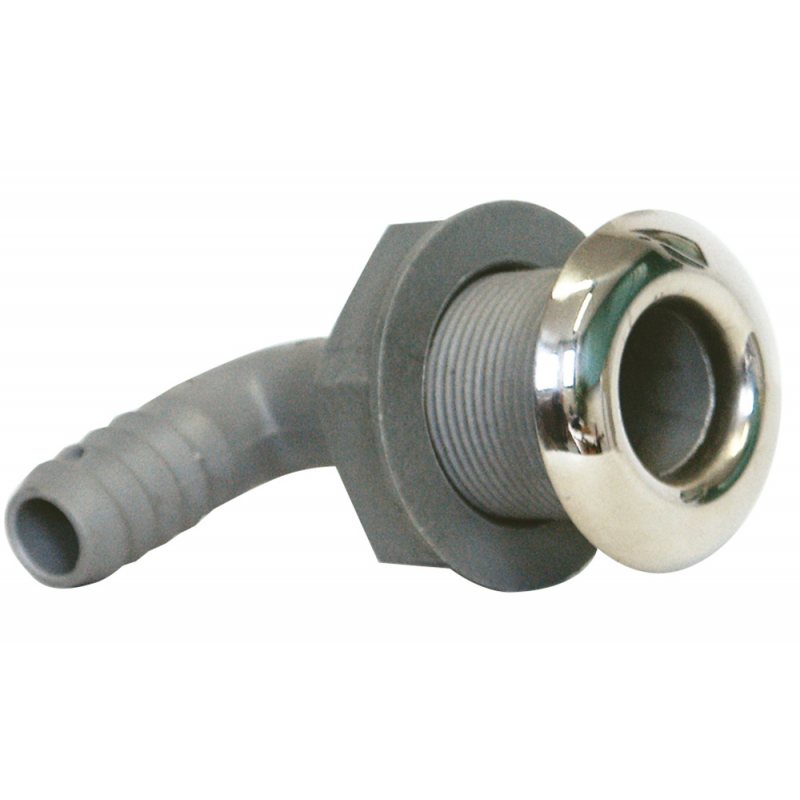 Marine Town Nautica PVC-Edelstahl-Gebogener Auspuff, Durchmesser 19 mm, 9005256