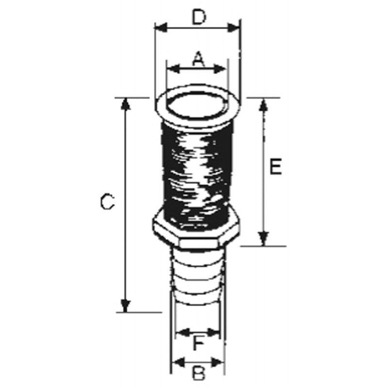 Neuer Rade-Auspuff in Weiß mit Schlauchhalter, Durchmesser mm 25 43543