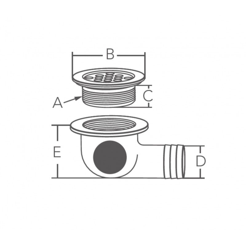Marine Town Nautica Edelstahl-Auspuffanlage 316 9405838