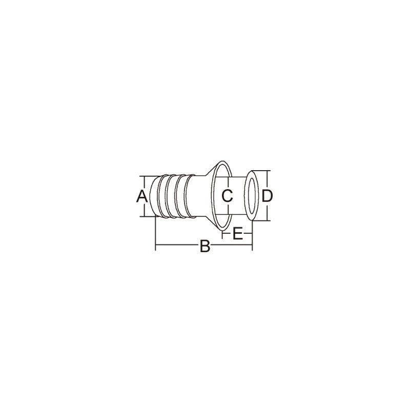 Marine Town Nautica Rubber/Steel Exhaust Diameter mm 10 0203697