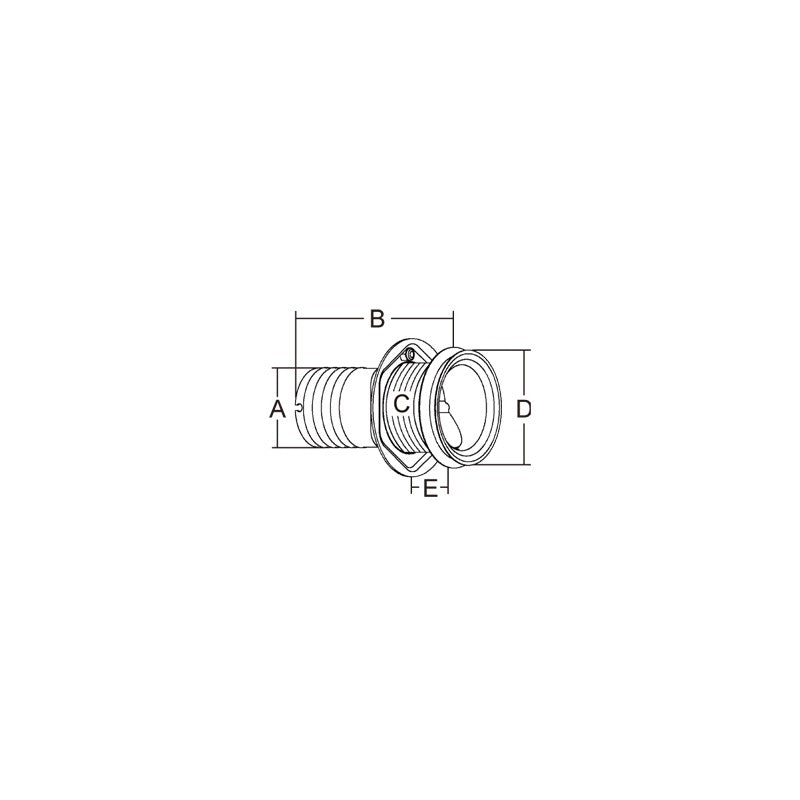 Marine Town Nautica Motorauspuffdurchmesser mm 78 9205772