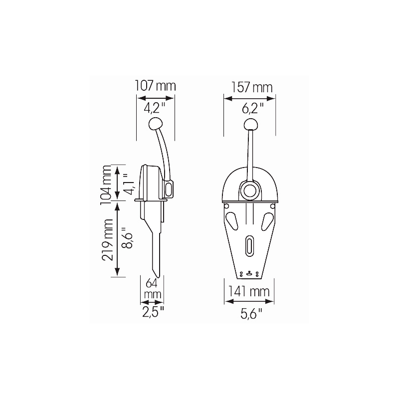 Ultraflex Scatola Comando B103 Monoleva 37923K