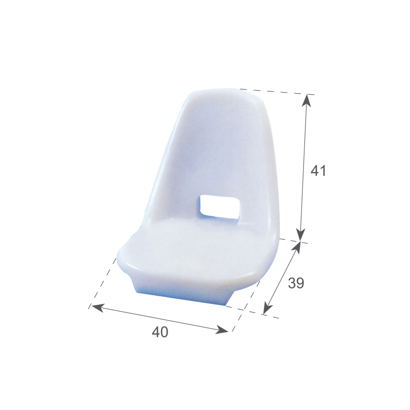 Carcasa de polietileno blanco Barka 11002