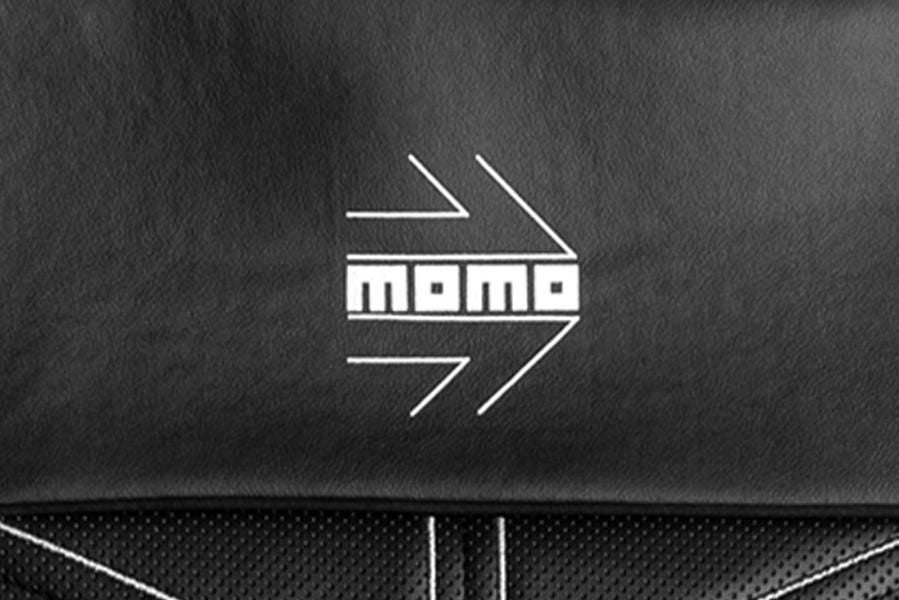 Momo Rennsitzkissen Schwarz/Grau
