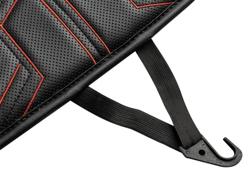 Momo Cuscino sedile Race nero/rosso