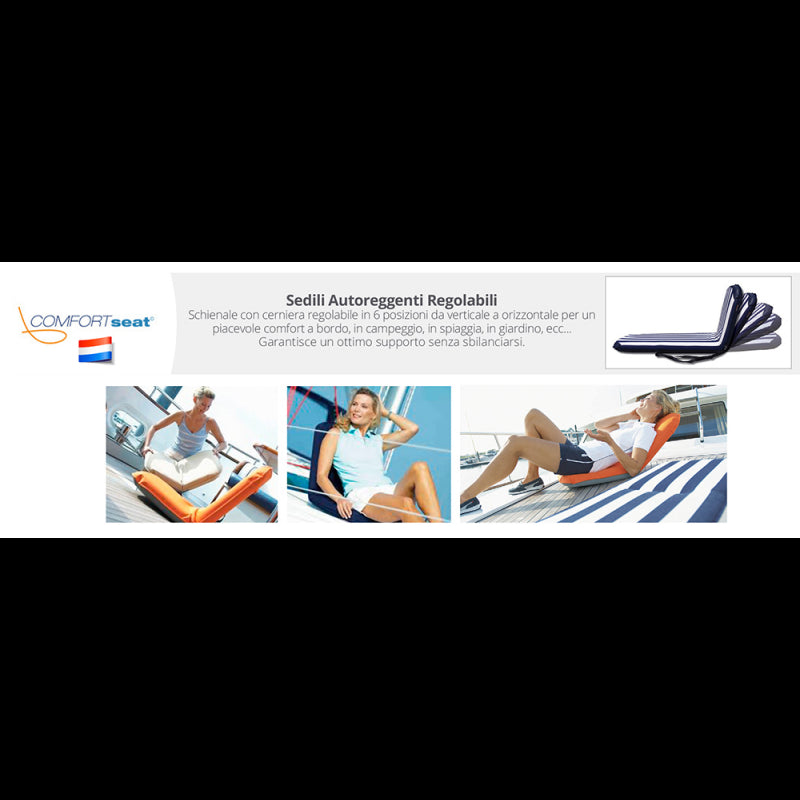 Comfort Seat Classic Large Plus Seat White-Blue C6126B