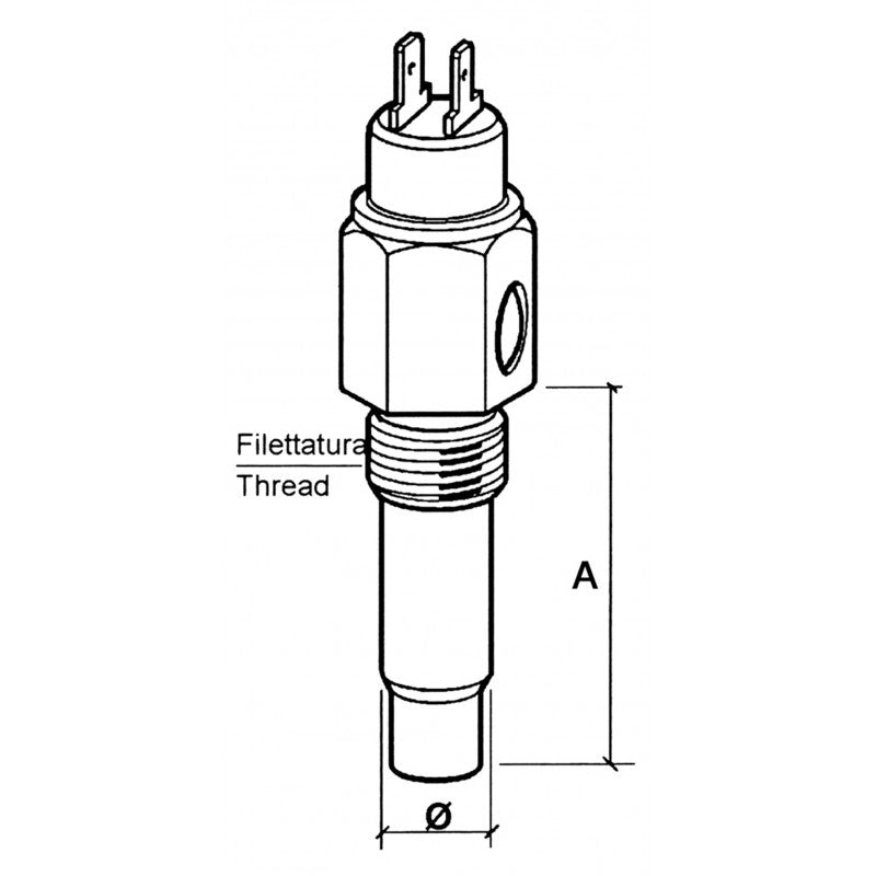 Vdo Sensore Temperatura Acqua G6 M14 X 1, 5 323-805-001-001N