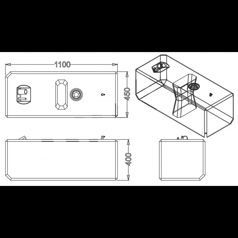 Sic Electronics Division Fuel Tank Lt 160 HPSB0003