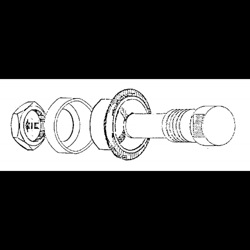 Foresti e Suardi Gebogene Einbaulüftung Durchmesser 16 mm 242.DX.C