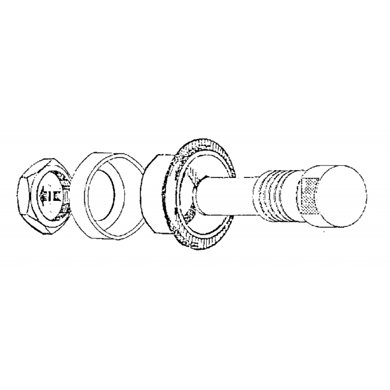 Foresti e Suardi Curved Built-in Vent Diameter 16 mm 242.DX.C