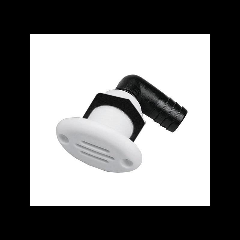 Nuova Rade Sfiato Nylon Bianco Ovale Curvo 31517