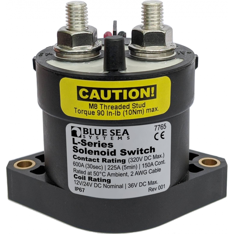 Blue Sea Solenoide Serie L 150A 12/24 V 7765-BSS