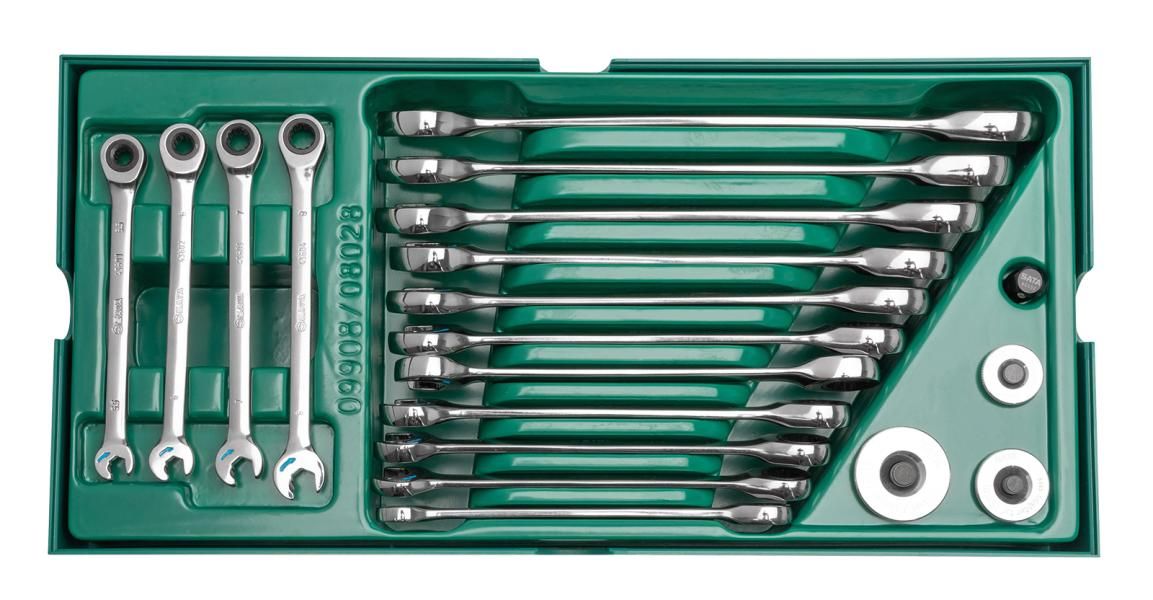 Sata Set Vas. Chiavi Comb. A Cric.,Recup. E Adatt. 19Pz