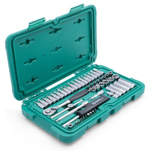 Sata Set bussole metriche esagonali 1/4'' 52 pz