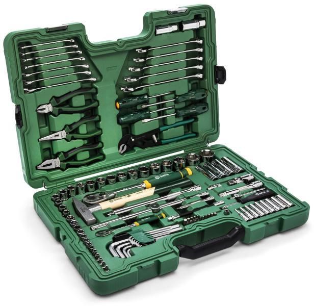 Sata metrischer Sechskant-Satz 1/4'' und 1/2'' 104-teilig