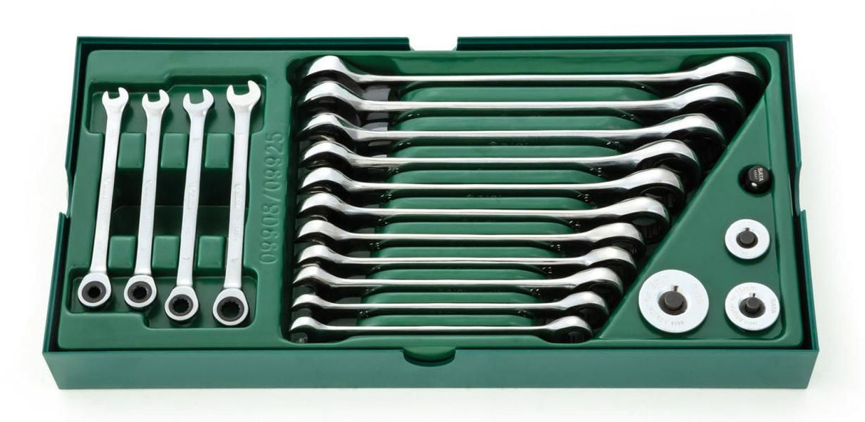 Sata Set Vas. Chiavi Comb. A Cric. Piatte E Adatt. 19Pz