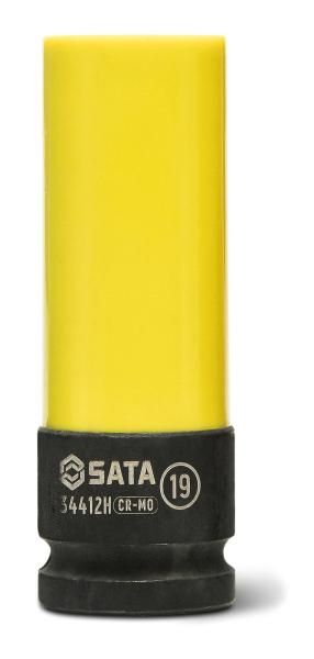 Dado de impacto SATA de 1/2 pulgada y 19 mm recubierto