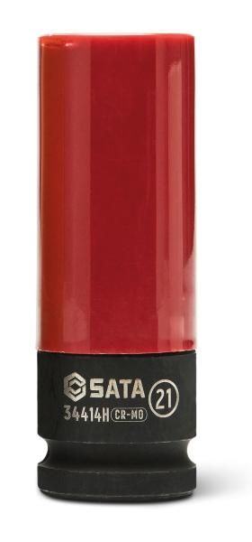 Dado de impacto SATA de 1/2 pulgada y 21 mm recubierto