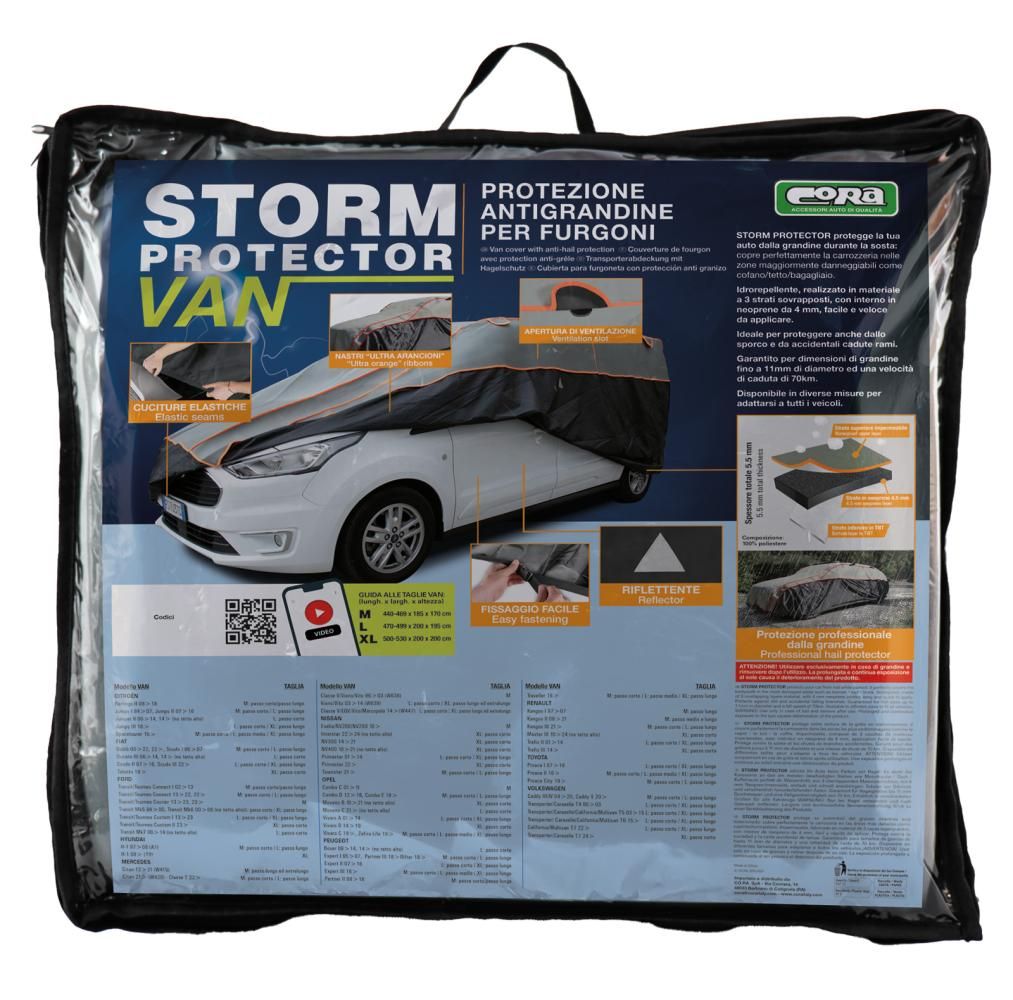 Funda protectora para furgoneta Cora Storm Protector contra granizo, talla M