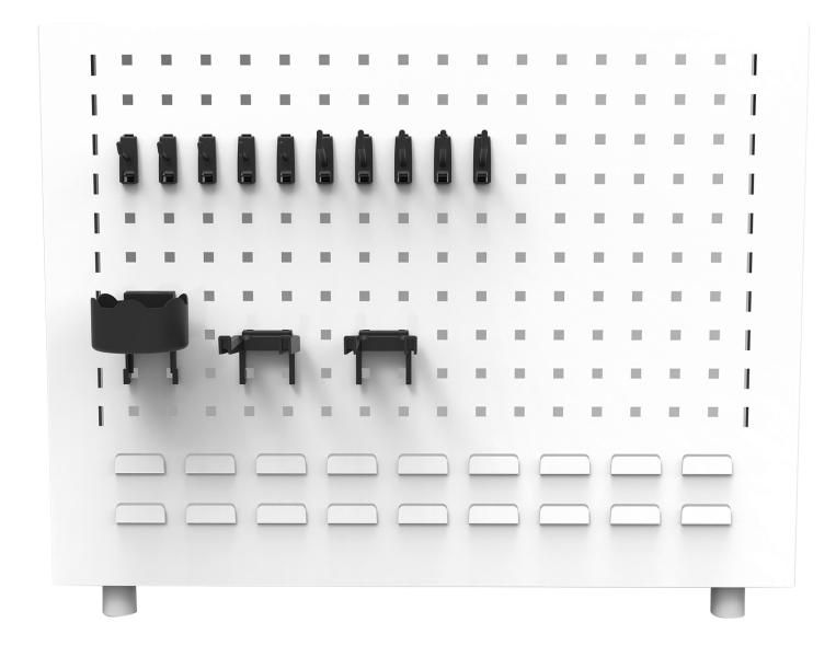 Kit de accesorios SATA para paneles perforados