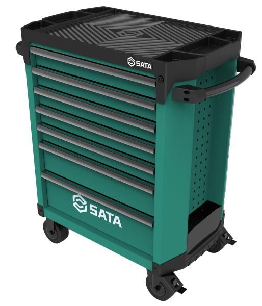 Sata 7-Schubladenwagen Pro Grün