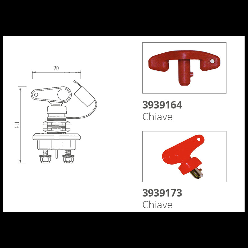 Schnellkupplung für Batterie aus Messing FDS14C000000A00