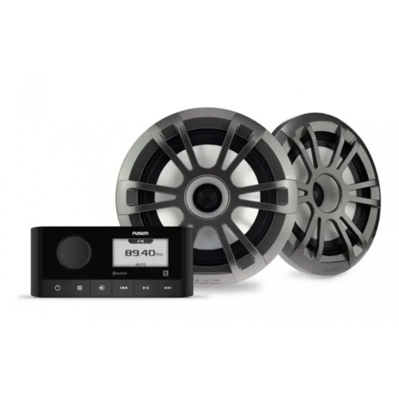 Fusion Radio Stereo Stagno Nautico Ms-Ra60K1Spg Kit Ms-Ra60 e Cas 010-02405-61