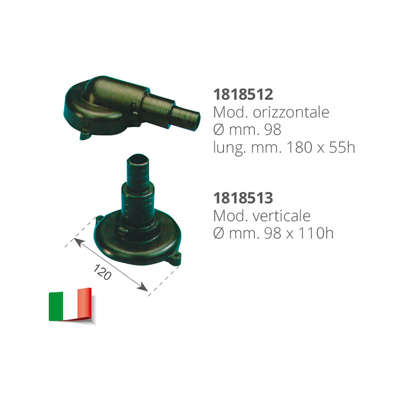 Ferrari Group Succhiarola Pvc con Valvola Diametro mm 25-40 53050
