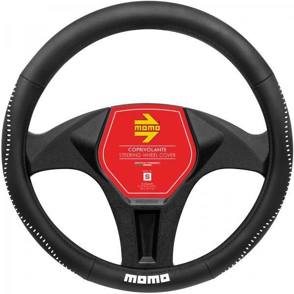 Momo Street Lenkradbezug Schwarz/Weiß 36,5–37,9 cm