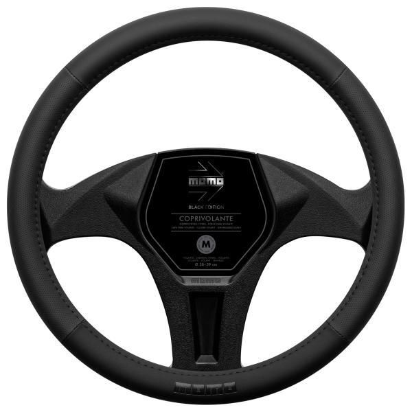 Momo Easy Black Edition Autolenkradbezug 38-39 cm