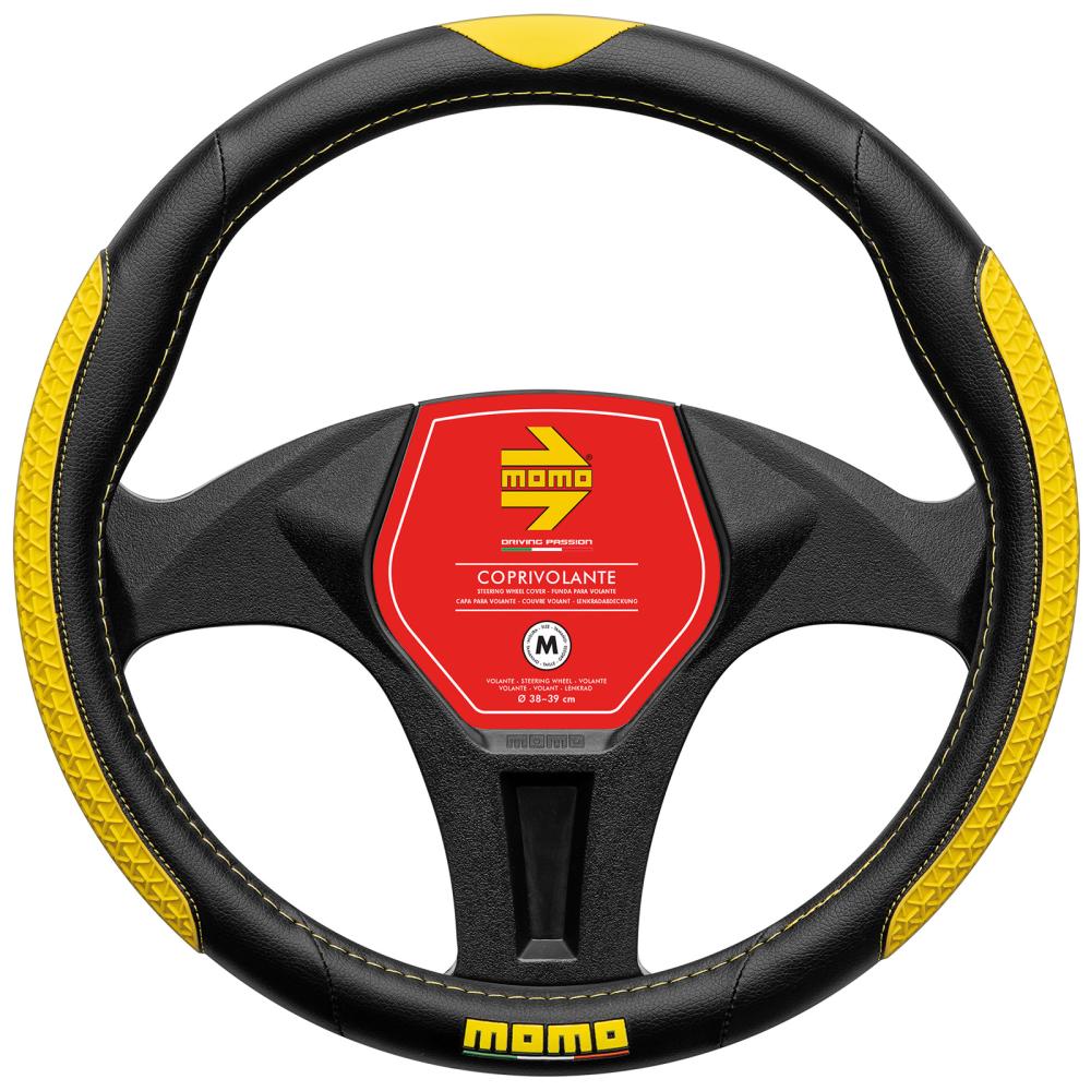 MOMO Drop Coprivolante PVC Nero/Giallo 38-39 cm