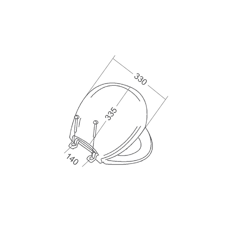 Matromarine Nautica WC-Sitzbezug aus Kunststoff 6500000002