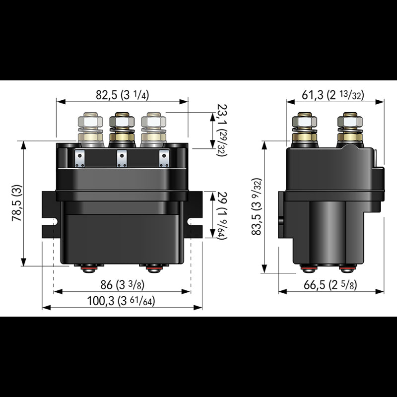 Quick Teleruttore 3 Terminali 12 Volt FTT631512000B00