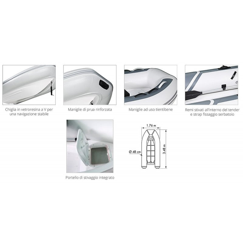 Tender Yacht Pri310V 3.09 m 66090 Plastimo