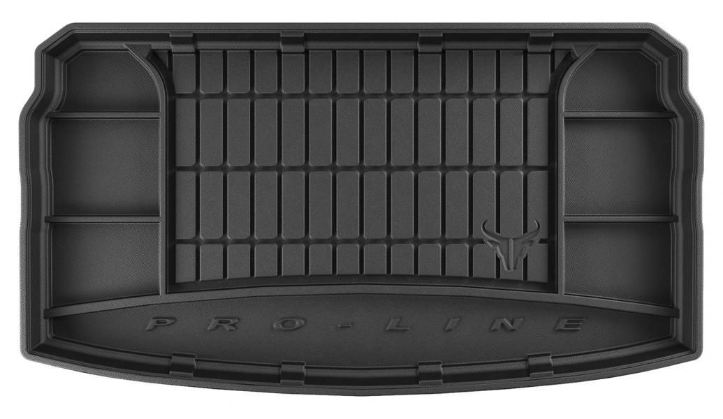 Proline 3D Kofferraumwanne für VOLKSWAGEN Polo VI 3/5-Sitzer ab 2017 (niedrige Ladefläche, flach)