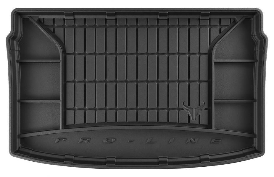 Proline 3D Kofferraumwanne für VOLKSWAGEN Polo VI 3/5-Sitzer ab 2017 (hoher Ladeboden, flach)